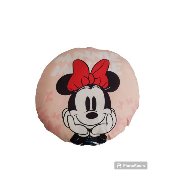 NEW Mickey Mouse Minnie Pillow 15.7” x 15.7” Decorative Cushion Disney Bedding - Picture 2 of 3